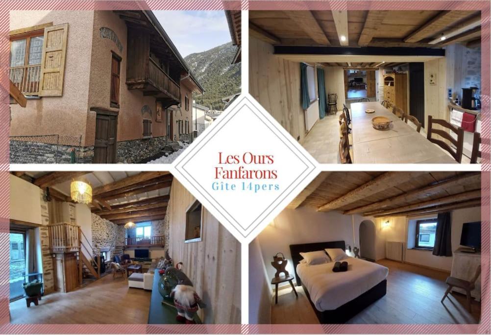 Gite 14 Pers Lesoursfanfarons Spacieux Chaleureux Bramans Exterior photo